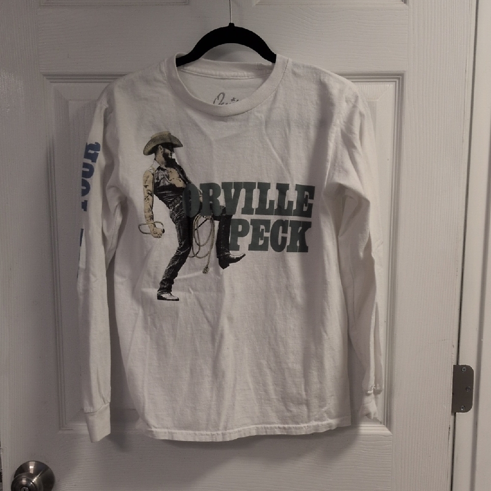 Orville Peck Stampede tour Long Sleeve Shirt - White